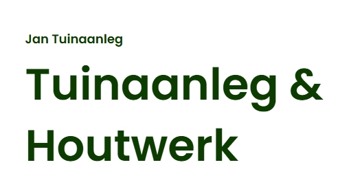 Jan Tuinaanleg & Houtwerk logo