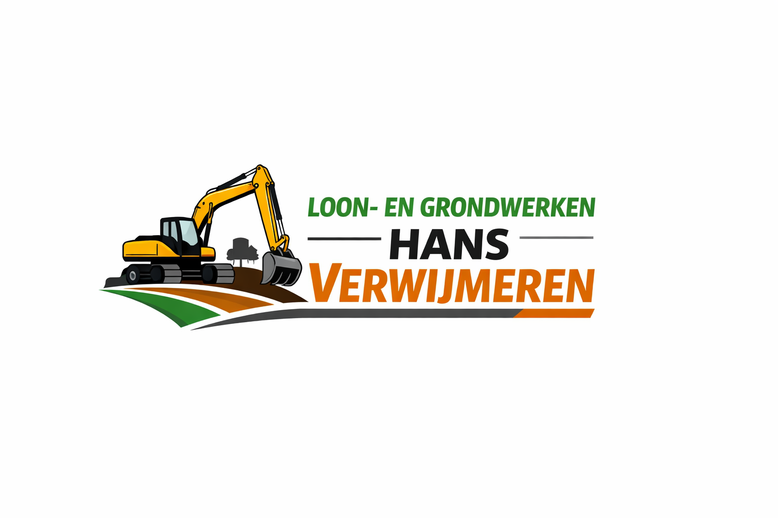 Loon en Grondwerken, Hovenier Hans Verwijmeren logo