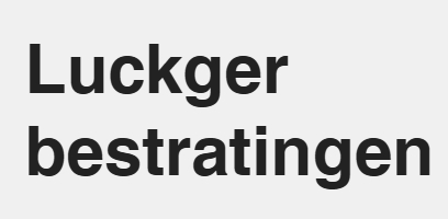 Luckger Bestratingen logo