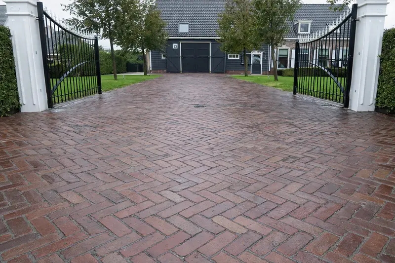 Klassieke straatbaksteen